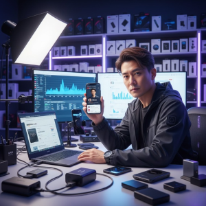 Kenji Matsumoto 日本3C数码达人档案 · YouTube 98万订阅 · GaN充电器数据线合作案例 · 耀阳会