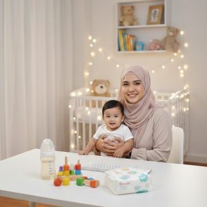 Nur Aisyah Rahman 马来西亚母婴育儿达人档案 · TikTok 180万粉丝 · 婴儿背带洗护辅食机合作案例 · 耀阳会