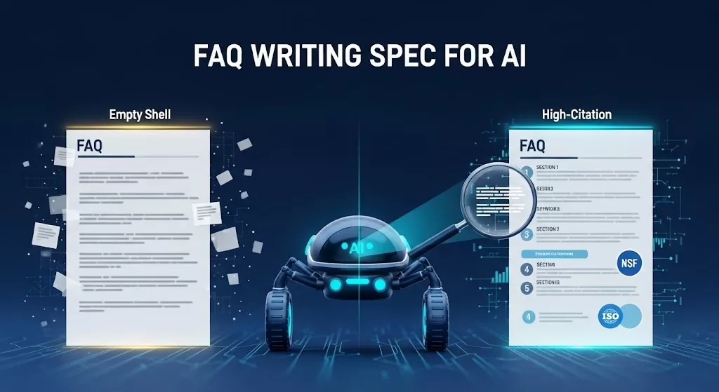 （付费阅读）你写的FAQ，AI为什么一条都不引用？耀阳会内部实测规范：问题措辞公式+答案字数+10组对照表，让每条问答都成为AI主动引用的素材 | 耀阳会GEO | AI搜索实战社区